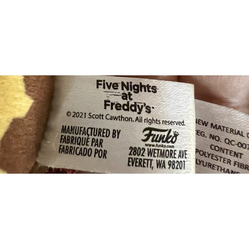 Funko Five Nights at Freddy's Foxy Plush Doll 2021 Video Game Collectible - Picture 5 of 5